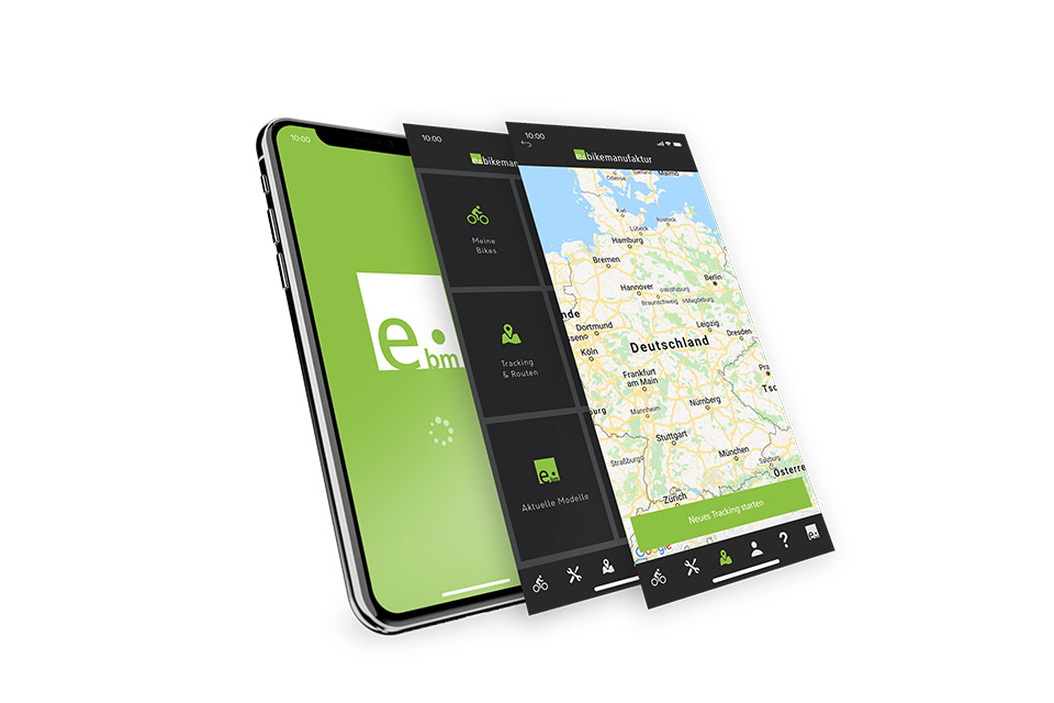 E-Bike App der e-bike manufaktur